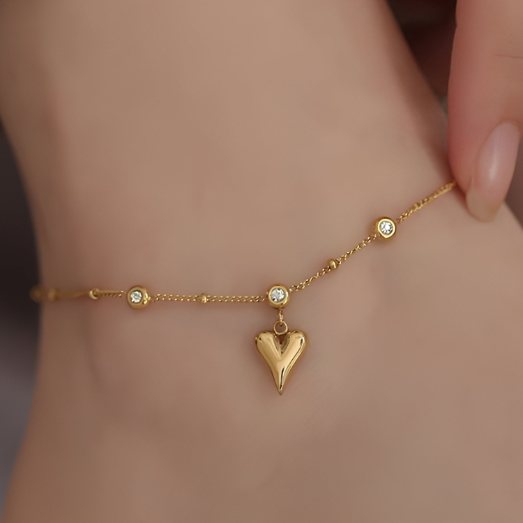Gold Plate Anklet