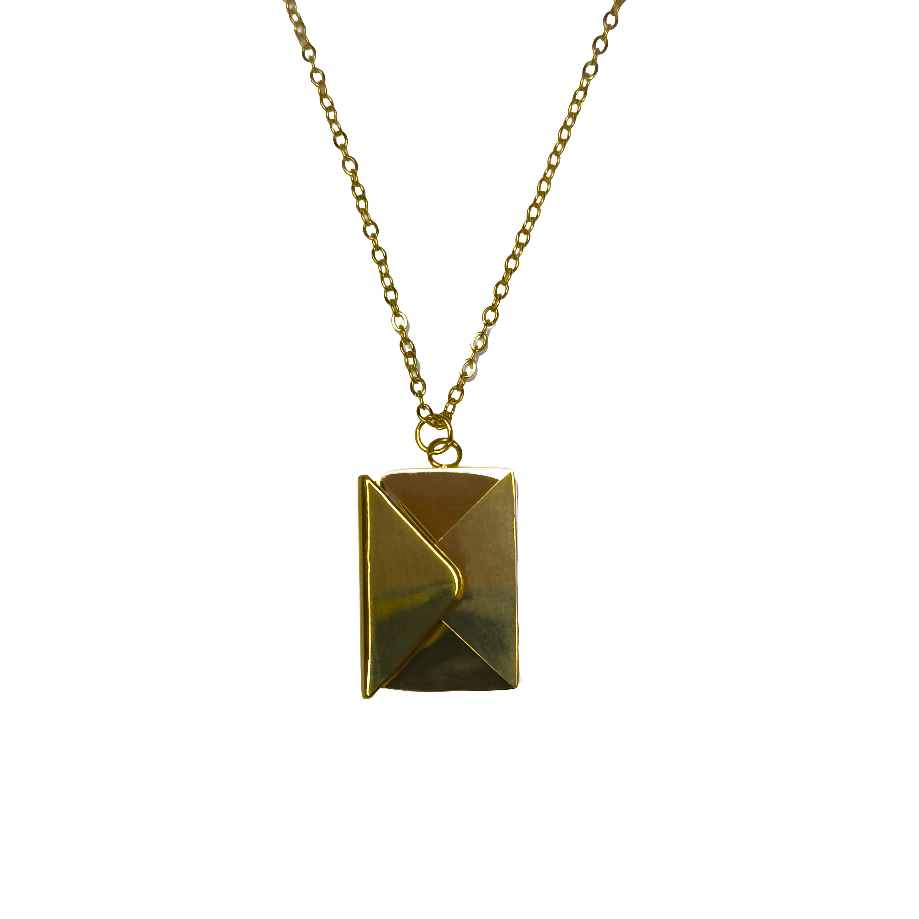 Love Letter Locket Necklace – 18K Gold Plated, Anti-Tarnish & Waterproof