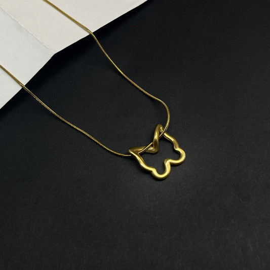 Golden Flutter Necklace