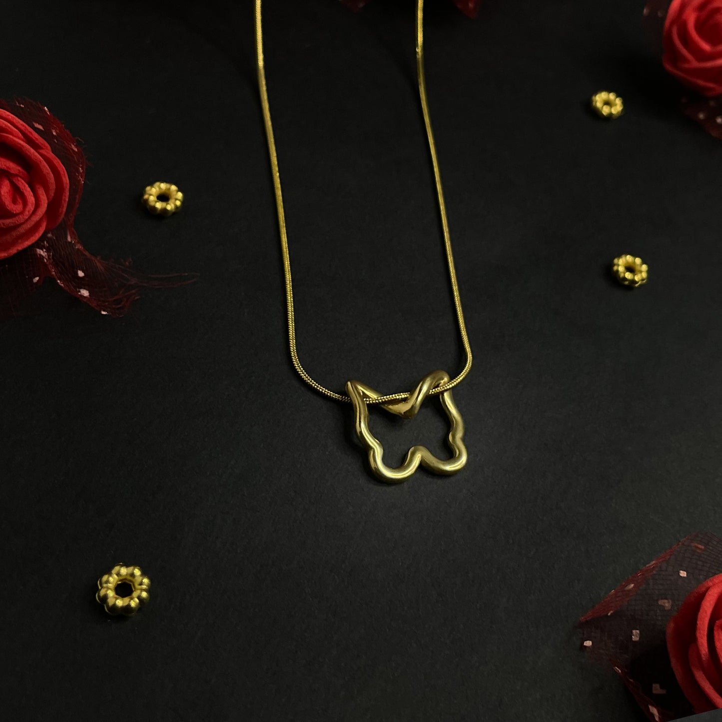 Golden Flutter Necklace