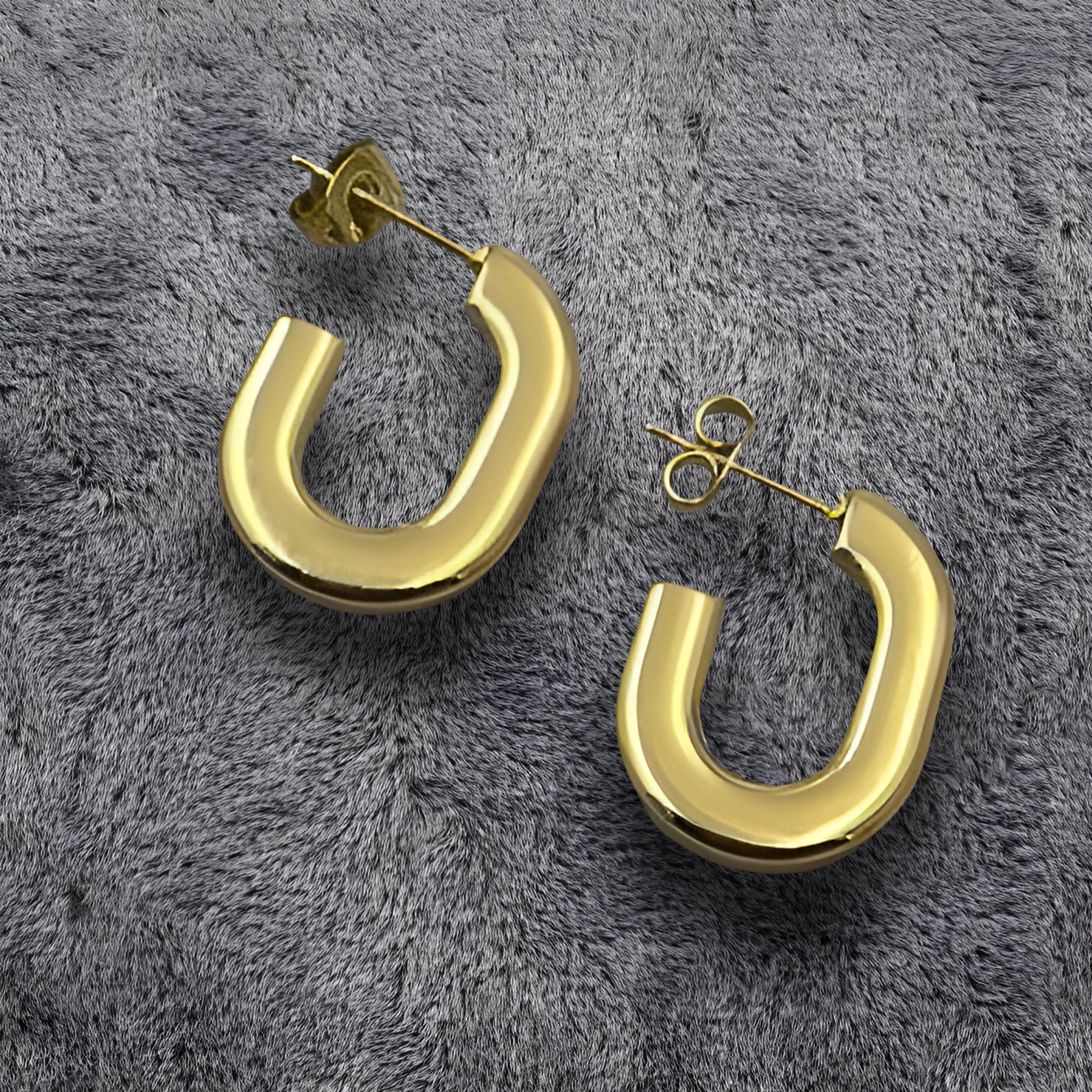 Bold Luxe U-Hoop Earrings